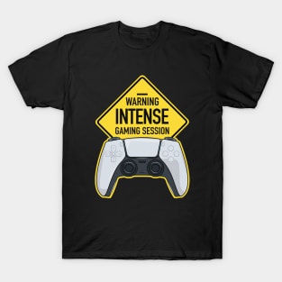 Warning Intense Gaming Session T-Shirt